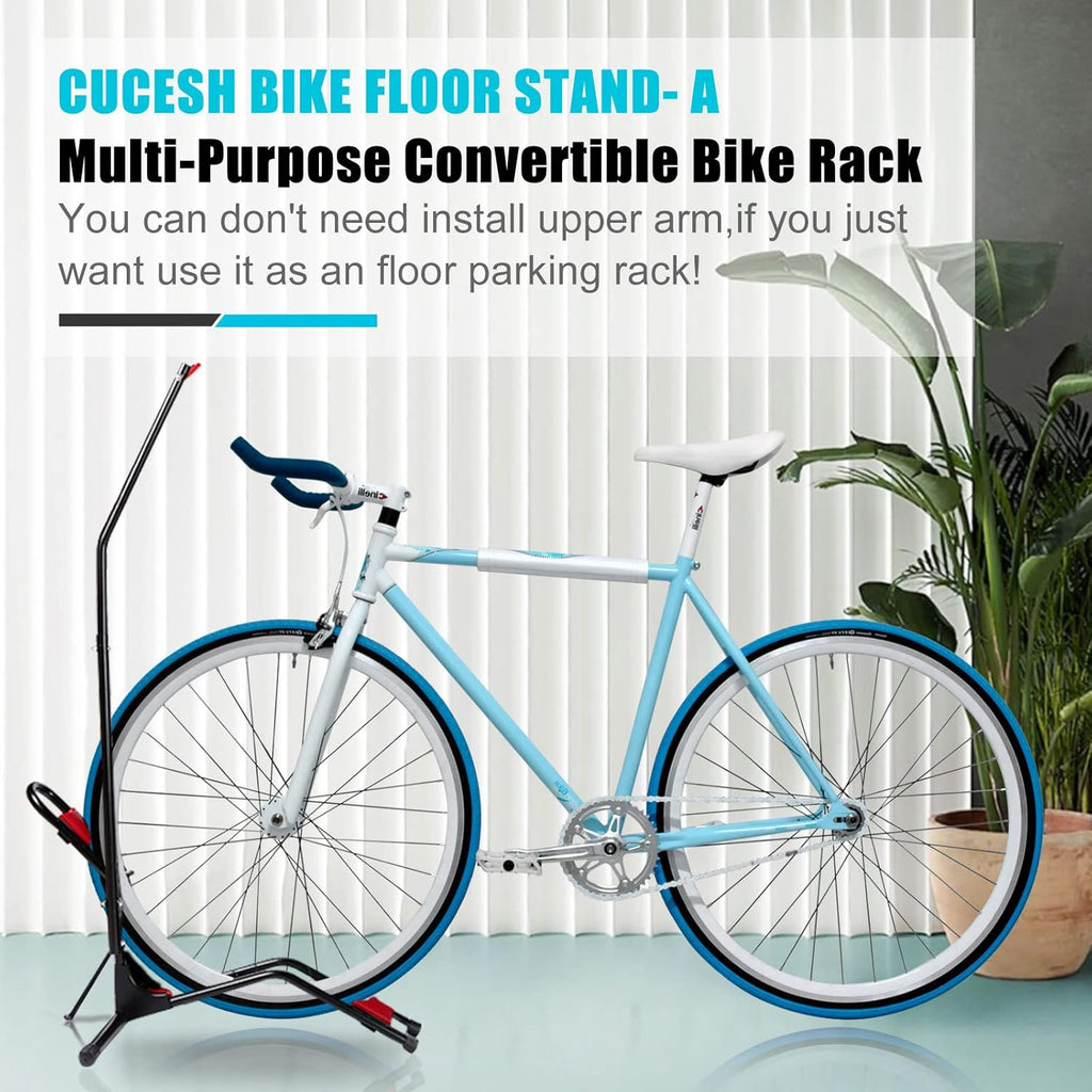 Vertical Bike Floor Stand, Adjustable Upright Rack for 20''-27'' Bike G6561