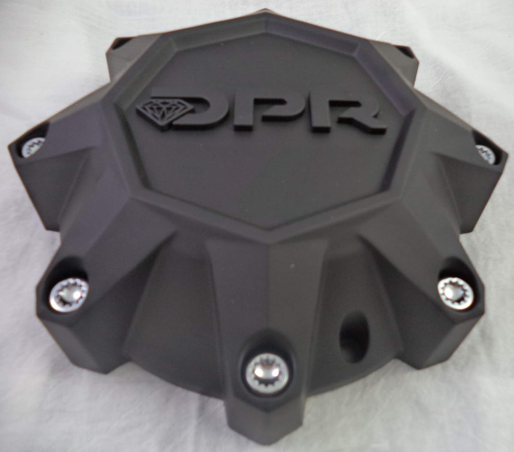Flat Black Custom Wheel Center Cap M6190