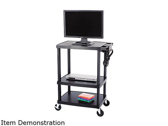 Adjustable Plastic AV Cart M90216