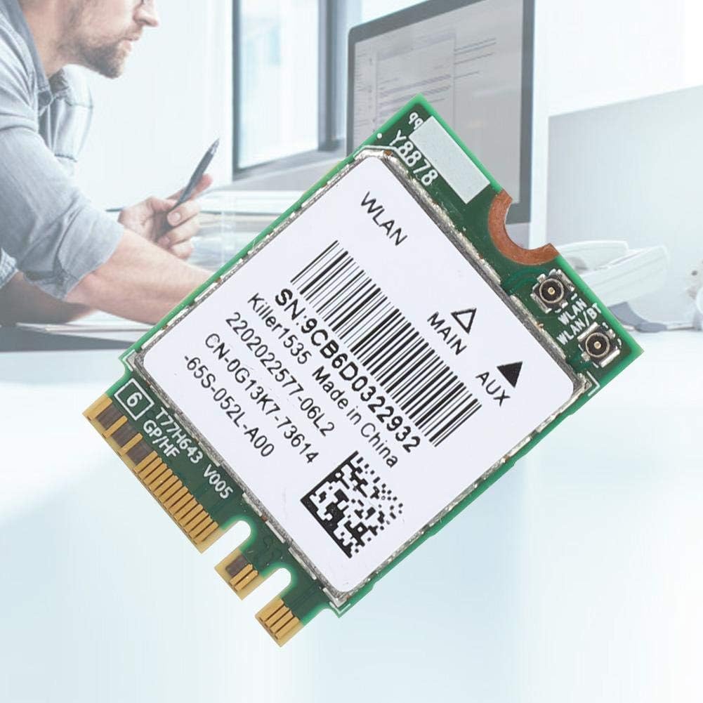 Bluetooth 4.1 Wireless Network Card 5G 867Mbps M.2 NGFF WiFi Adapter Pack of 2 M7583