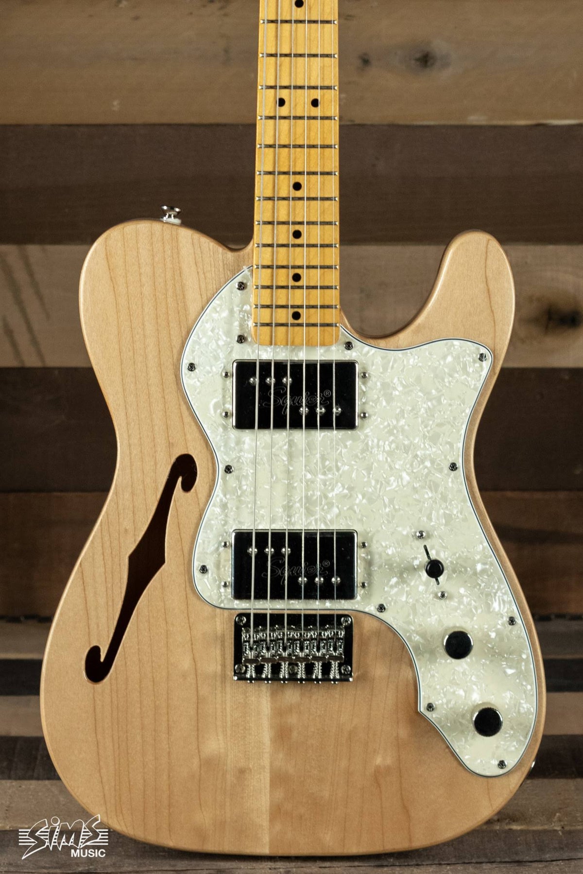 Natural Telecaster Thinline Guitar Z9479