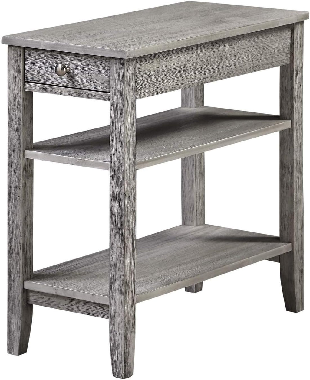 1 Drawer Chairside End Table with Shelves K544