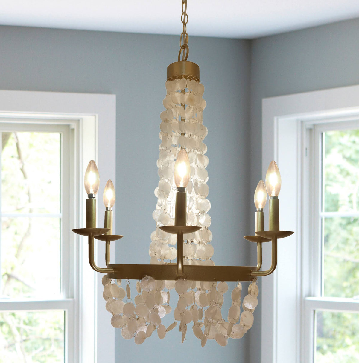 6 Arm Candelabra Chandelier Y359