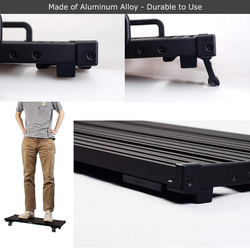 Aluminum Alloy Guitar Pedal Board with Carry Bag L32944