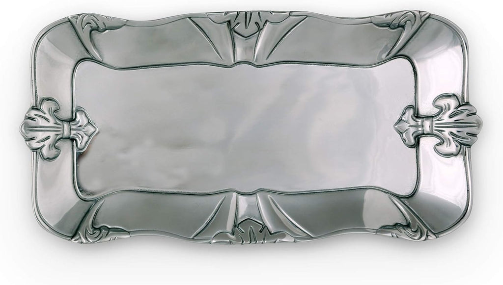 Aluminum Fleur-De-Lis Pattern 6 inch x 12 inch O645