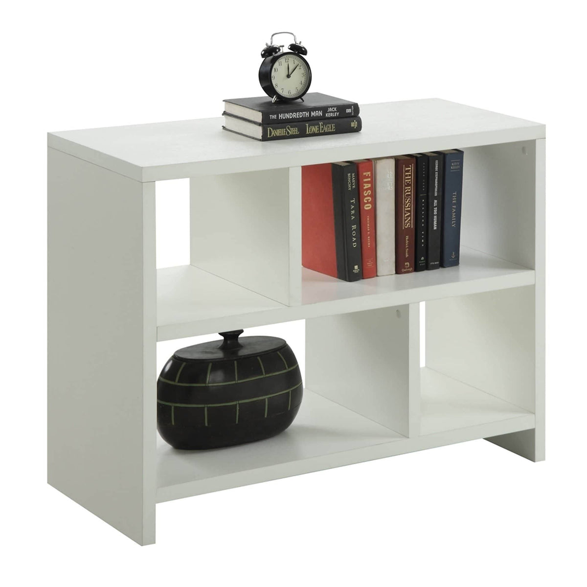 White Console Bookcase T413