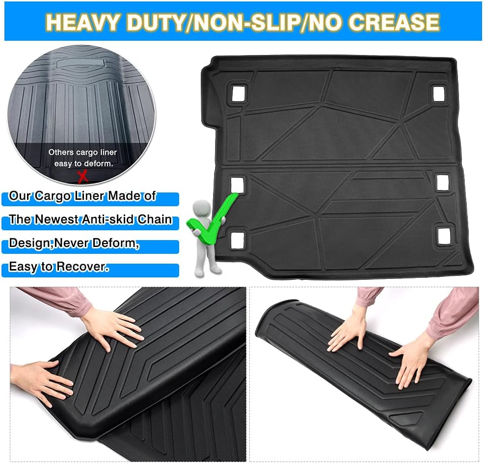 Custom Fit Cargo Liner 3D Trunk Floor Mat Anti-Slip G83730