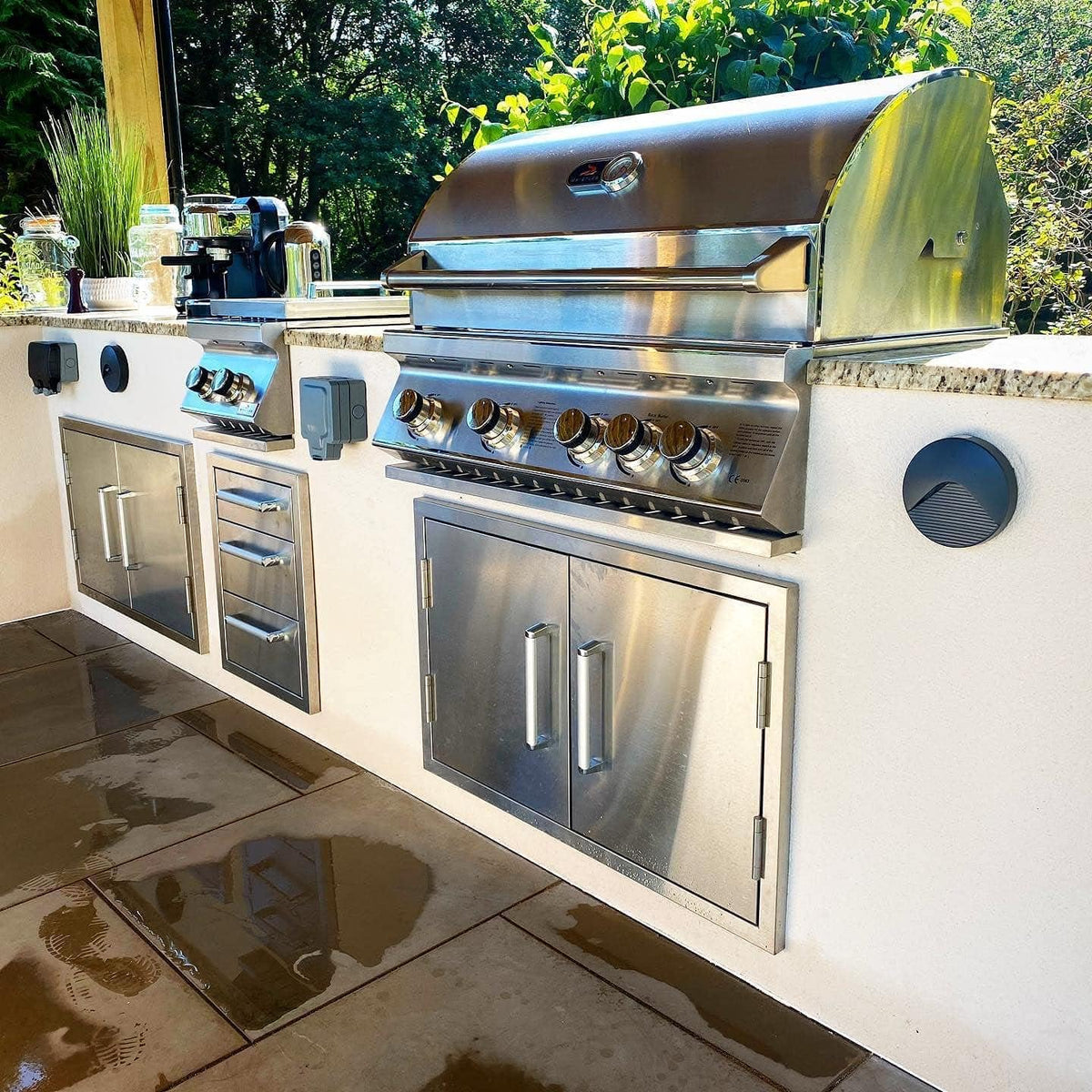 17 x 24 Inch 304 Stainless Steel Outdoor Kitchen BBQ Access Door R942