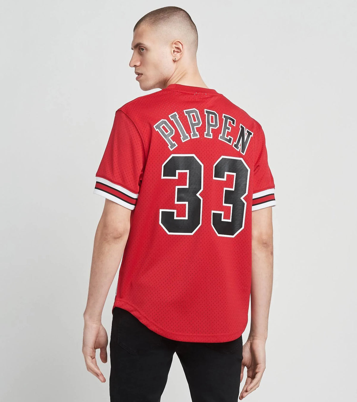 Red Mesh T-Shirt Q7344