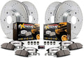 Front and Rear Carbon Fiber Ceramic Brake Kit Z232413