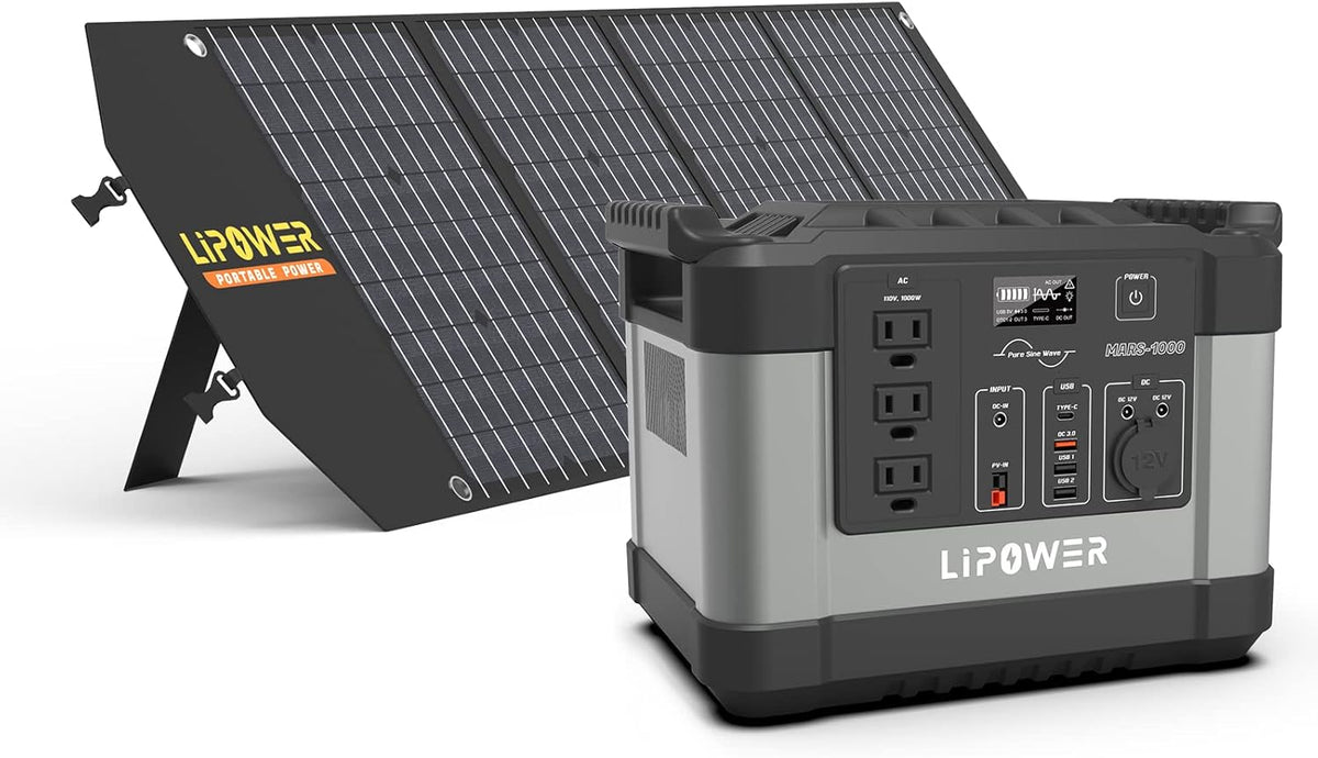 1000W Portable Power Station with 3 AC Outlets E308