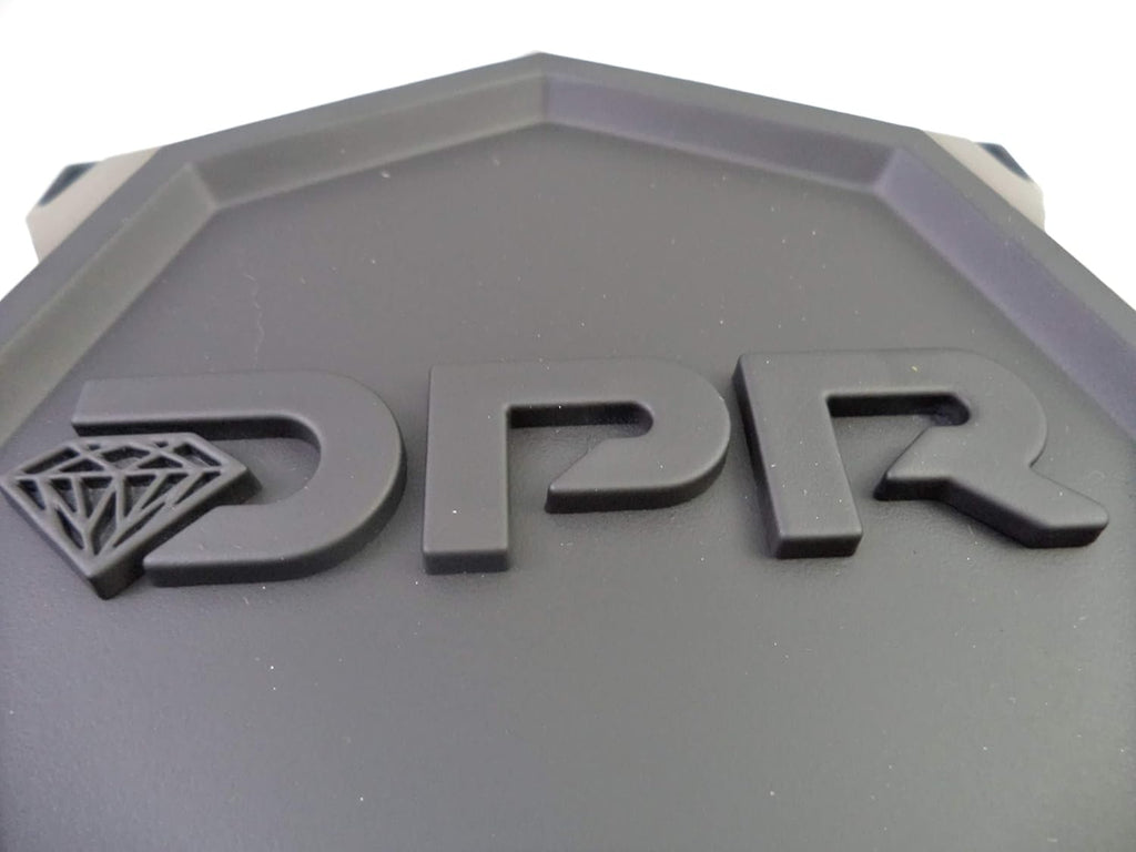 Flat Black Custom Wheel Center Cap M6190