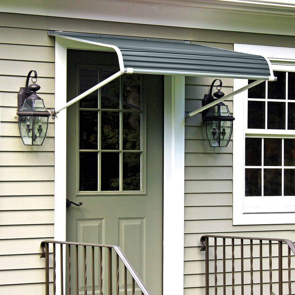 7 ft. Aluminum Awning in Slate Blue R23396