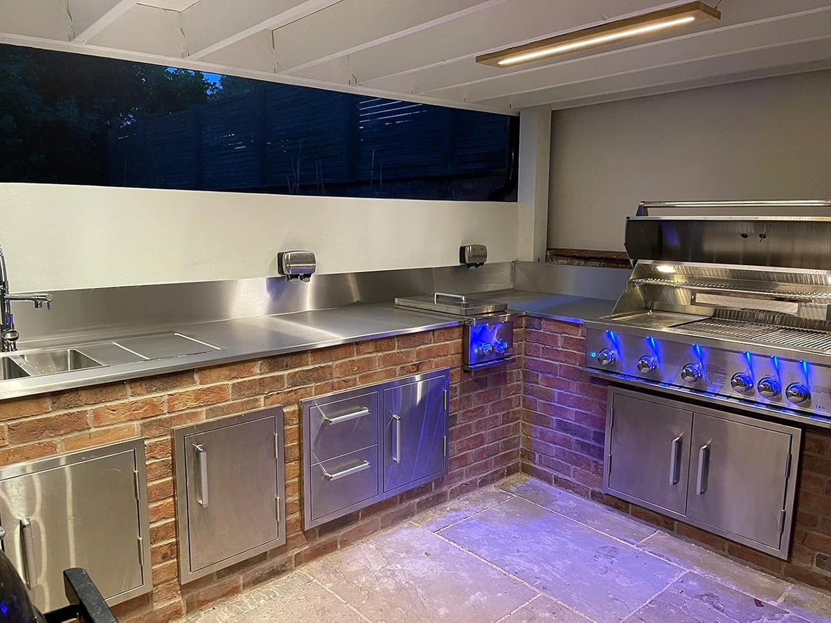 17 x 24 Inch 304 Stainless Steel Outdoor Kitchen BBQ Access Door R942