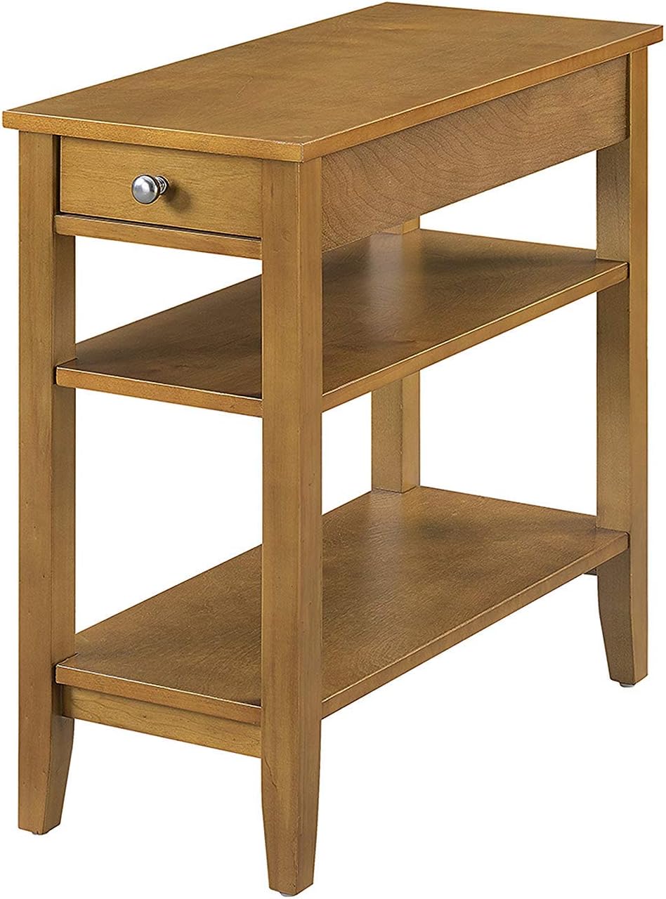 1 Drawer Chairside End Table with Shelves K544