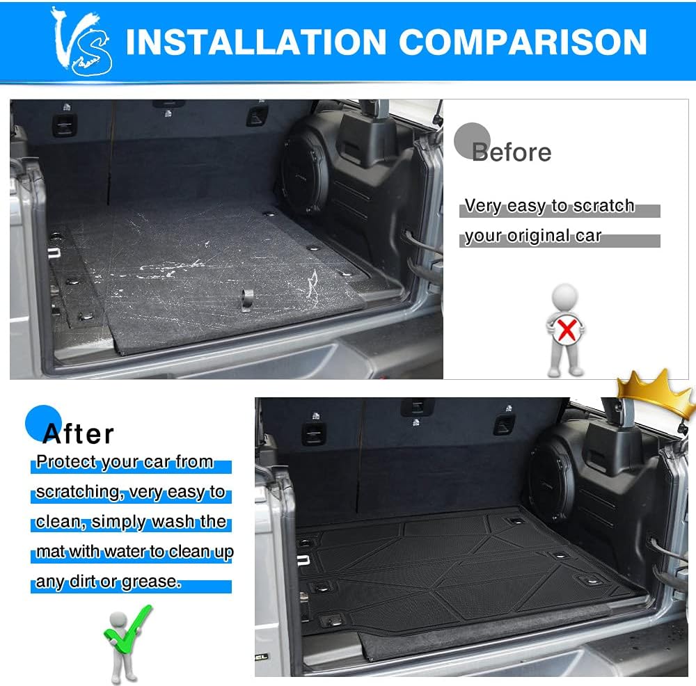 Custom Fit Cargo Liner 3D Trunk Floor Mat Anti-Slip G83730