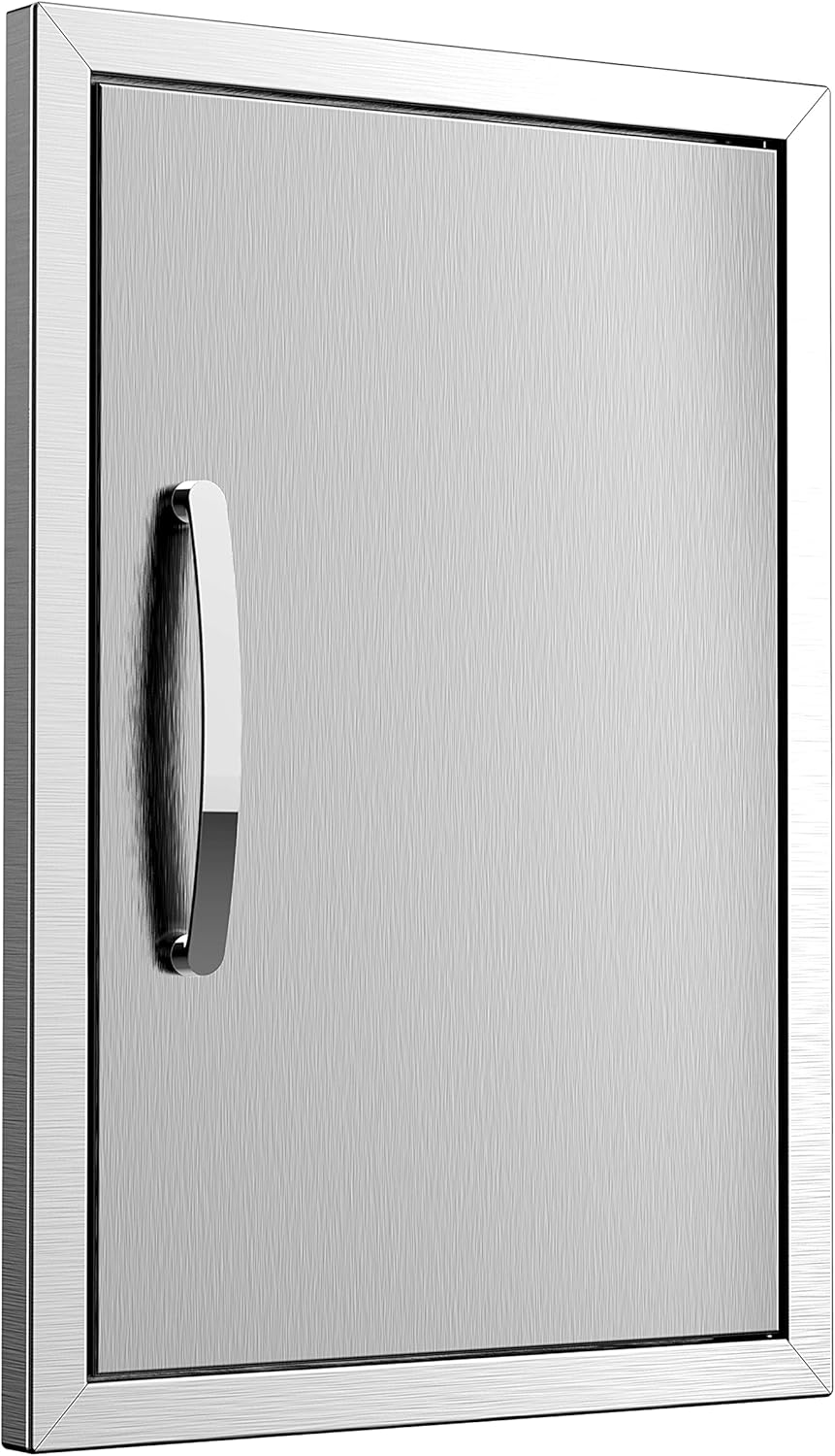 Stainless Steel 24''W x 24''H Outdoor Kitchen Doors H231926