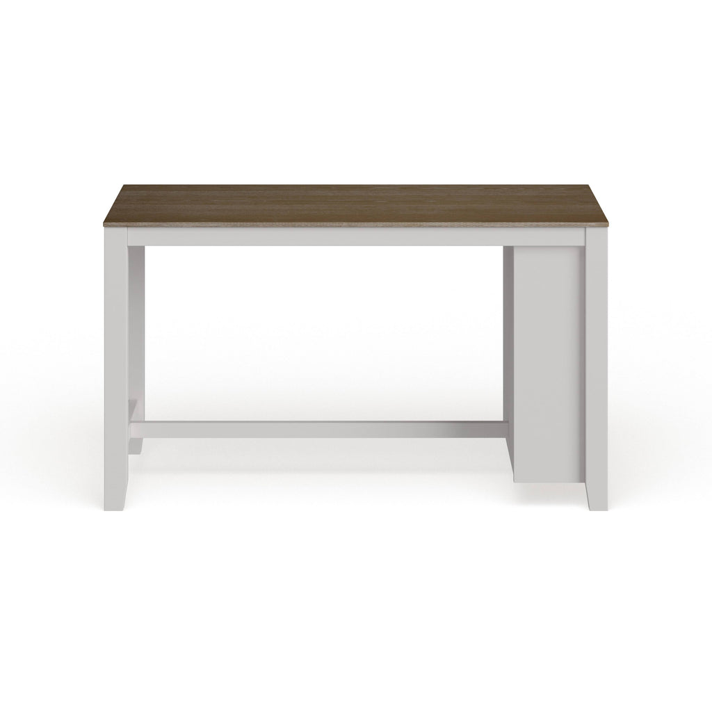 Rustic White 63 inch Kitchen Island F3591