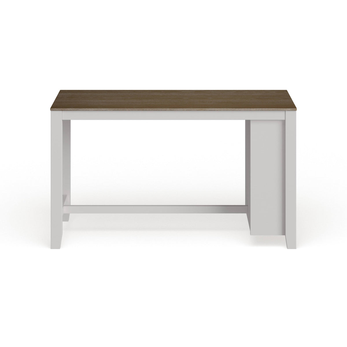 Rustic White 63 inch Kitchen Island F3591