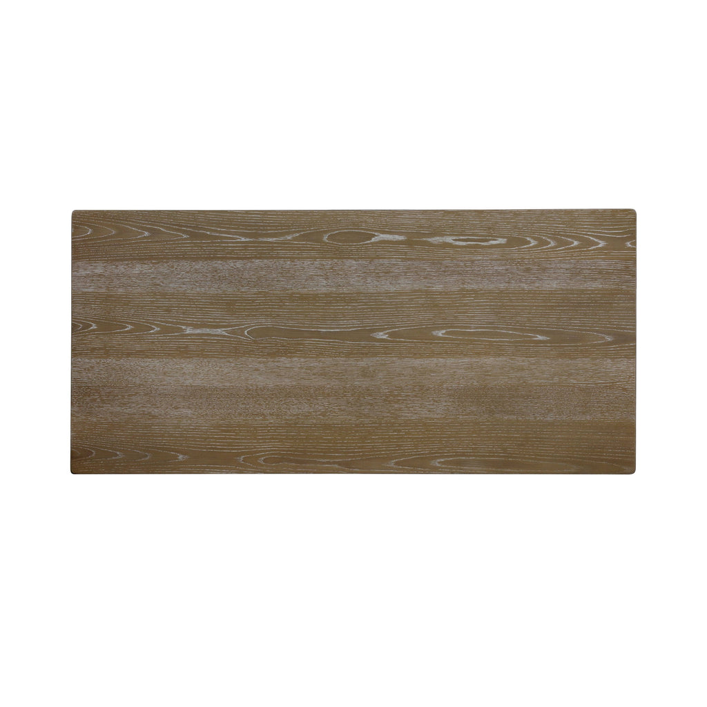 Rustic White 63 inch Kitchen Island F3591