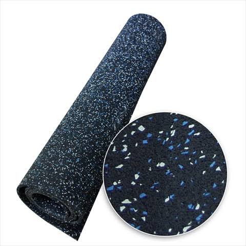 Recycled Rubber Flooring Rolls 90 x 48 x 0.19 in. Y929