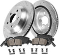 300mm 5 Lug Rotors + Brake Pads + Clips + Sensors B13302