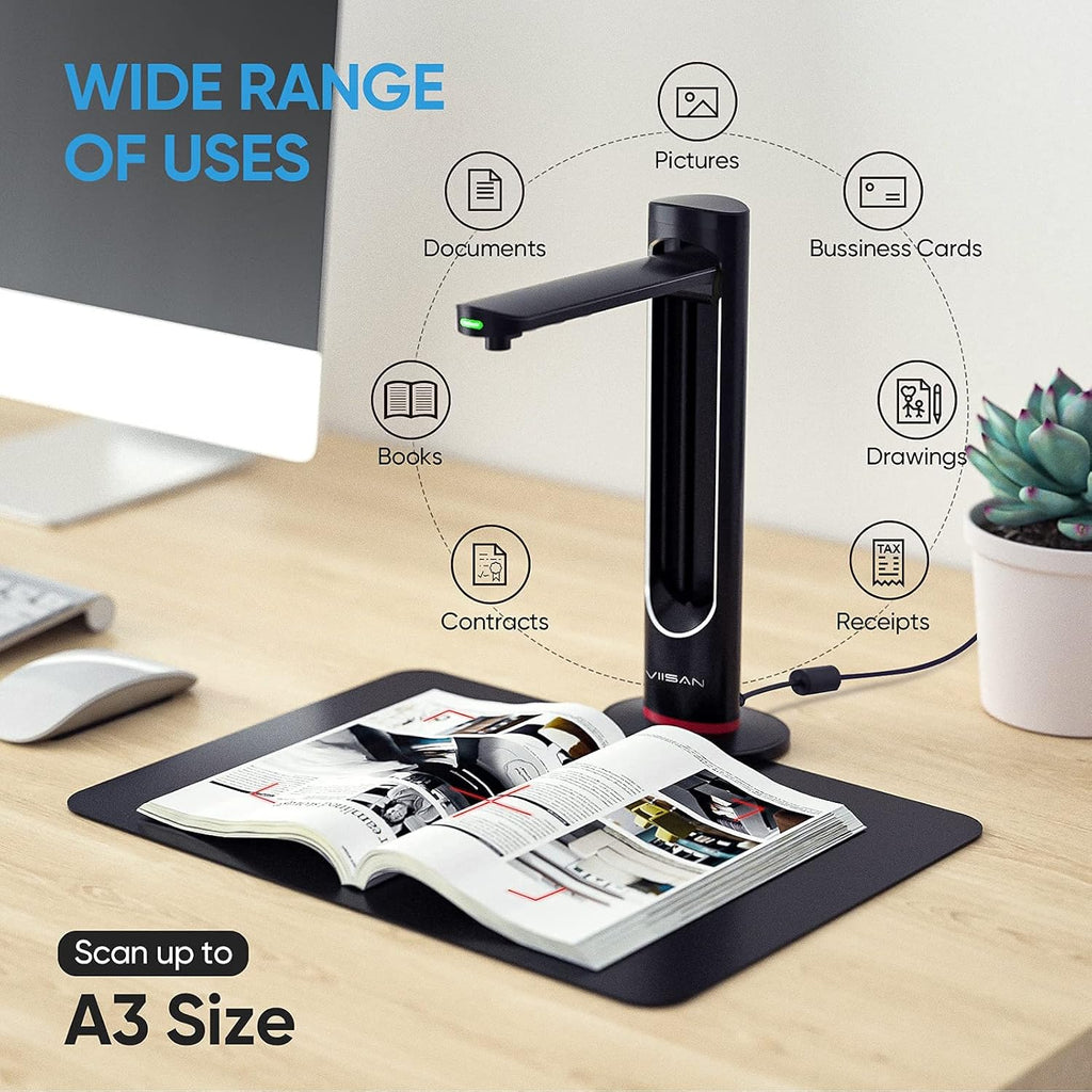 A3 Size 23MP Document Camera & Book Scanner E6789