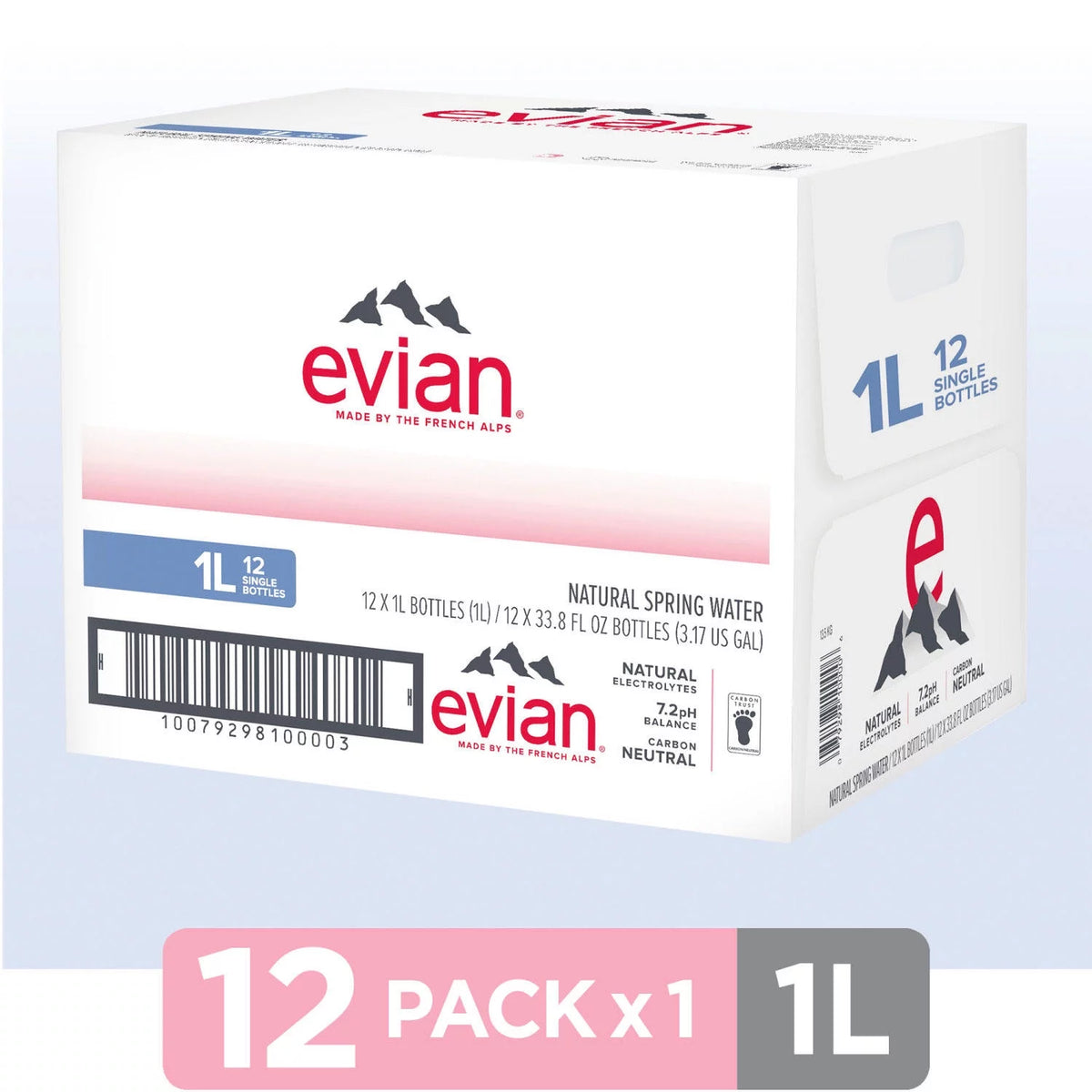 Natural Spring Water 1L 12 pk I4432