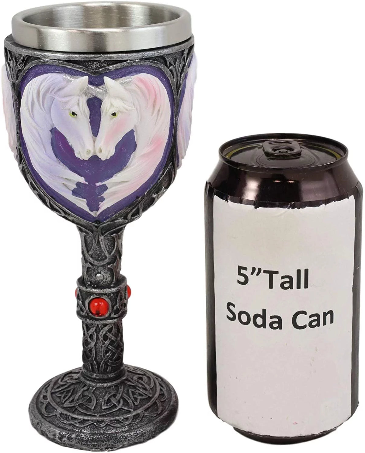 Unicorn Couple Wine Goblet Chalice R26980