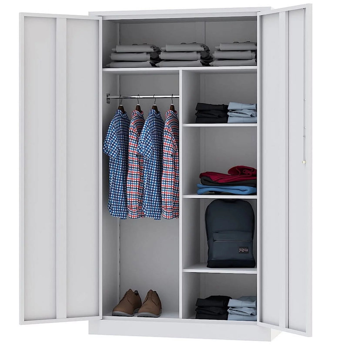 Metal Storage Cabinet with Locking Doors W5183