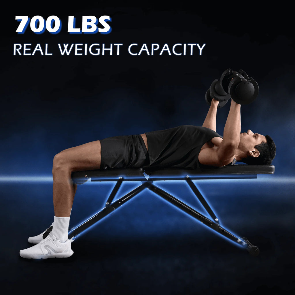 Adjustable Weight Bench with 800 Lbs. Weight Capacity A95536