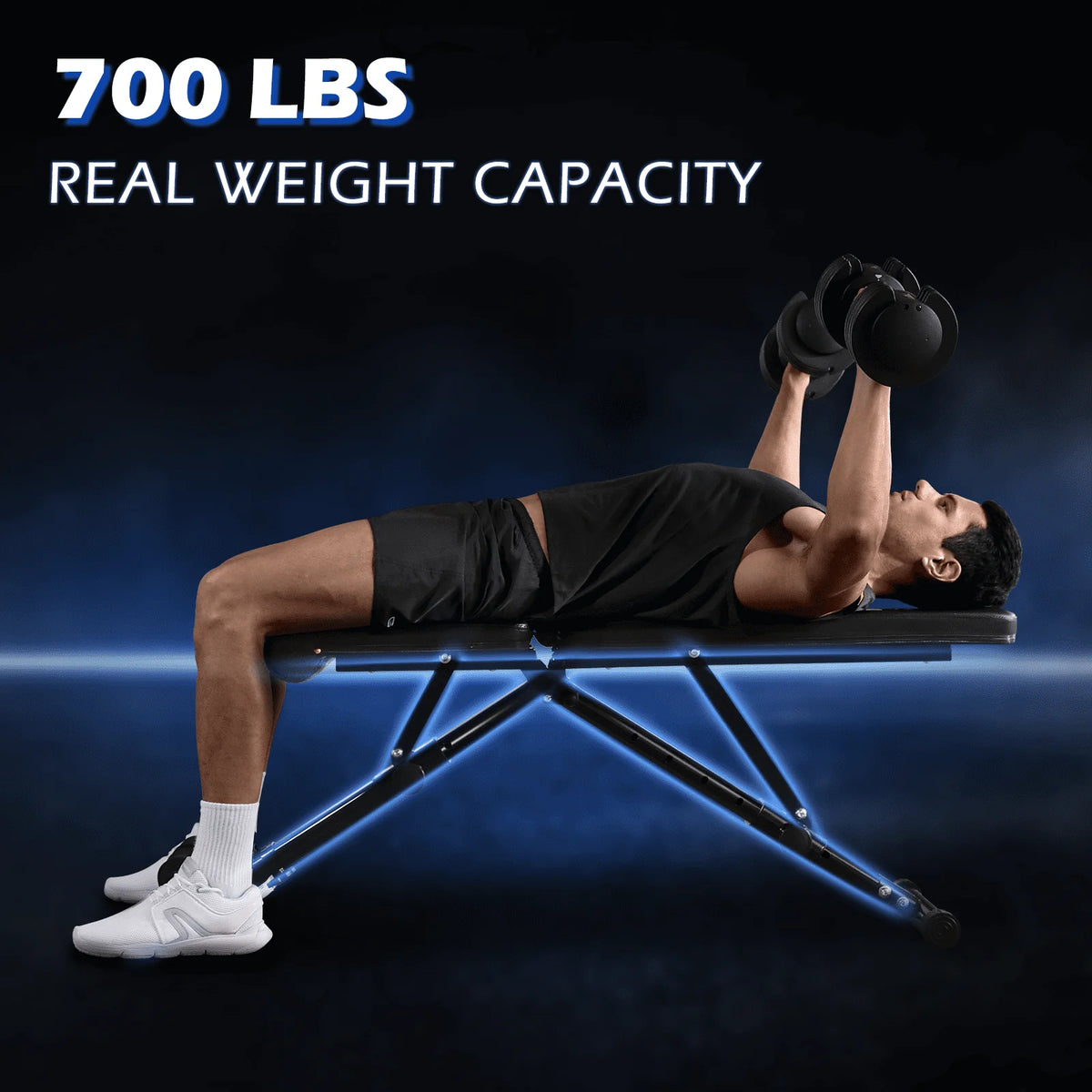 Adjustable Weight Bench with 800 Lbs. Weight Capacity A95536
