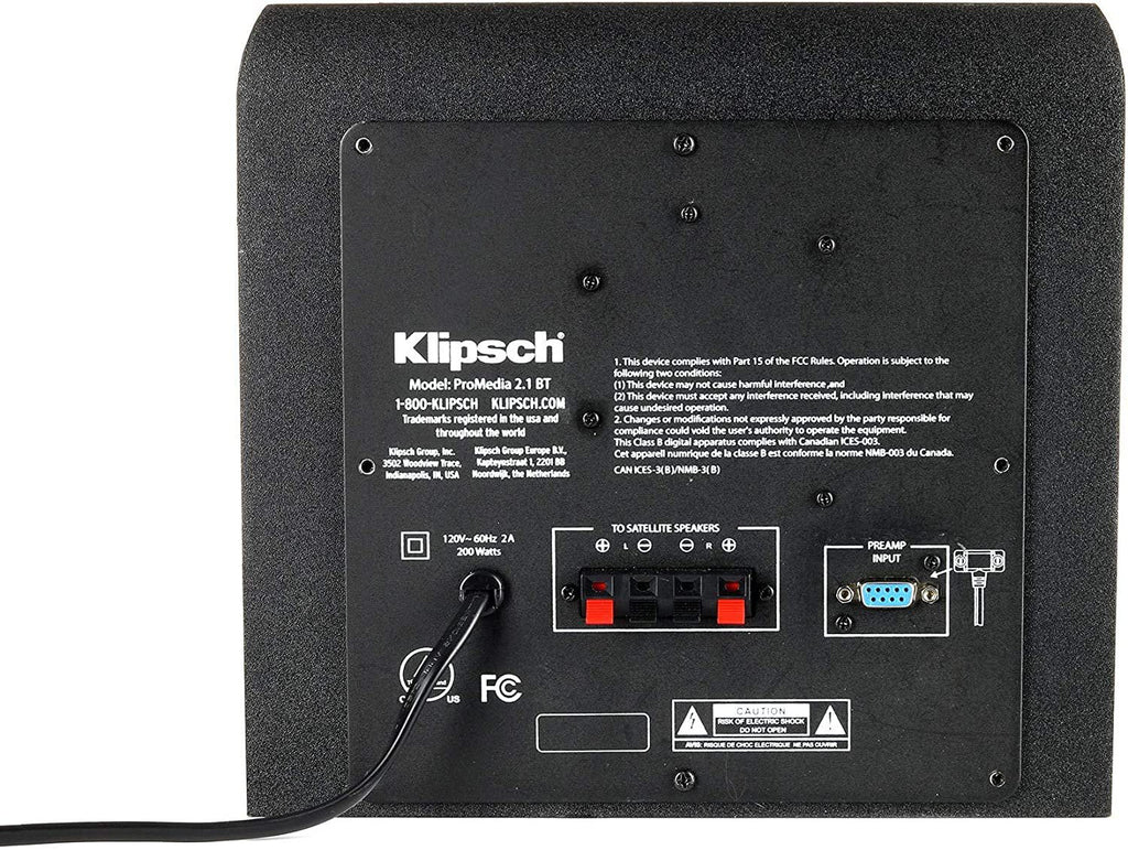 Black 2.1 Speaker System D108748