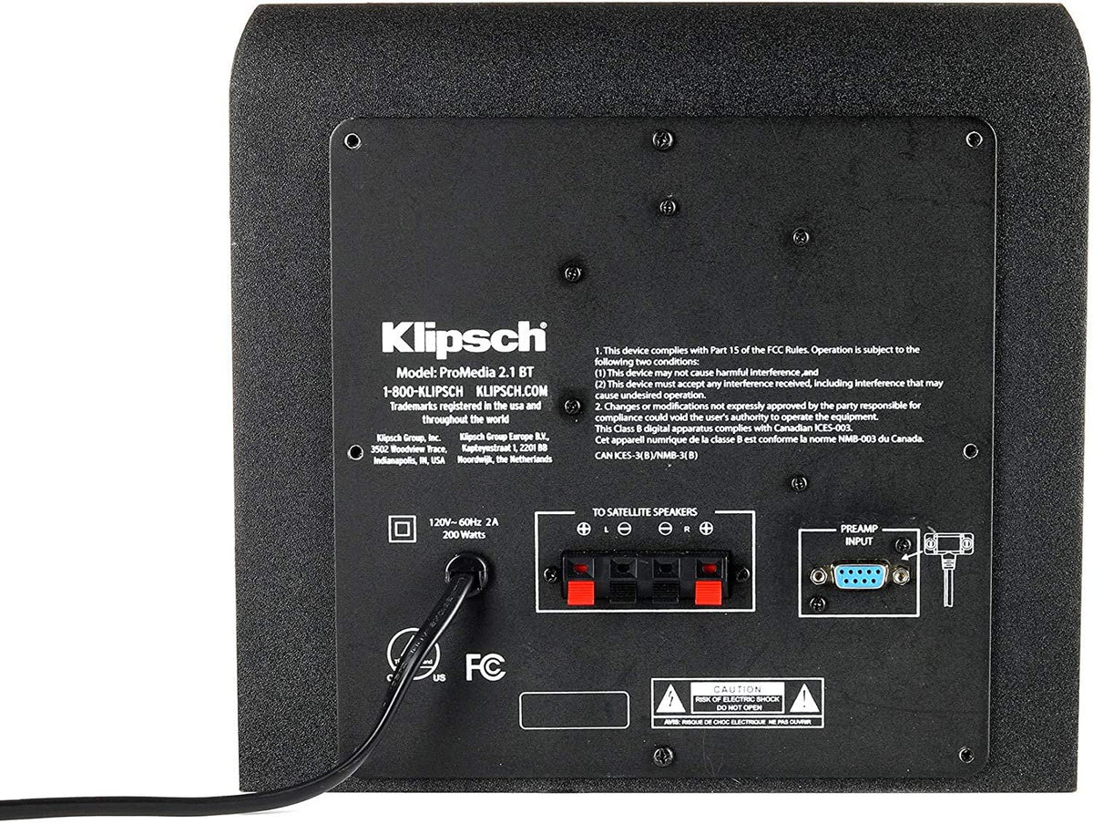 Black 2.1 Speaker System D108748
