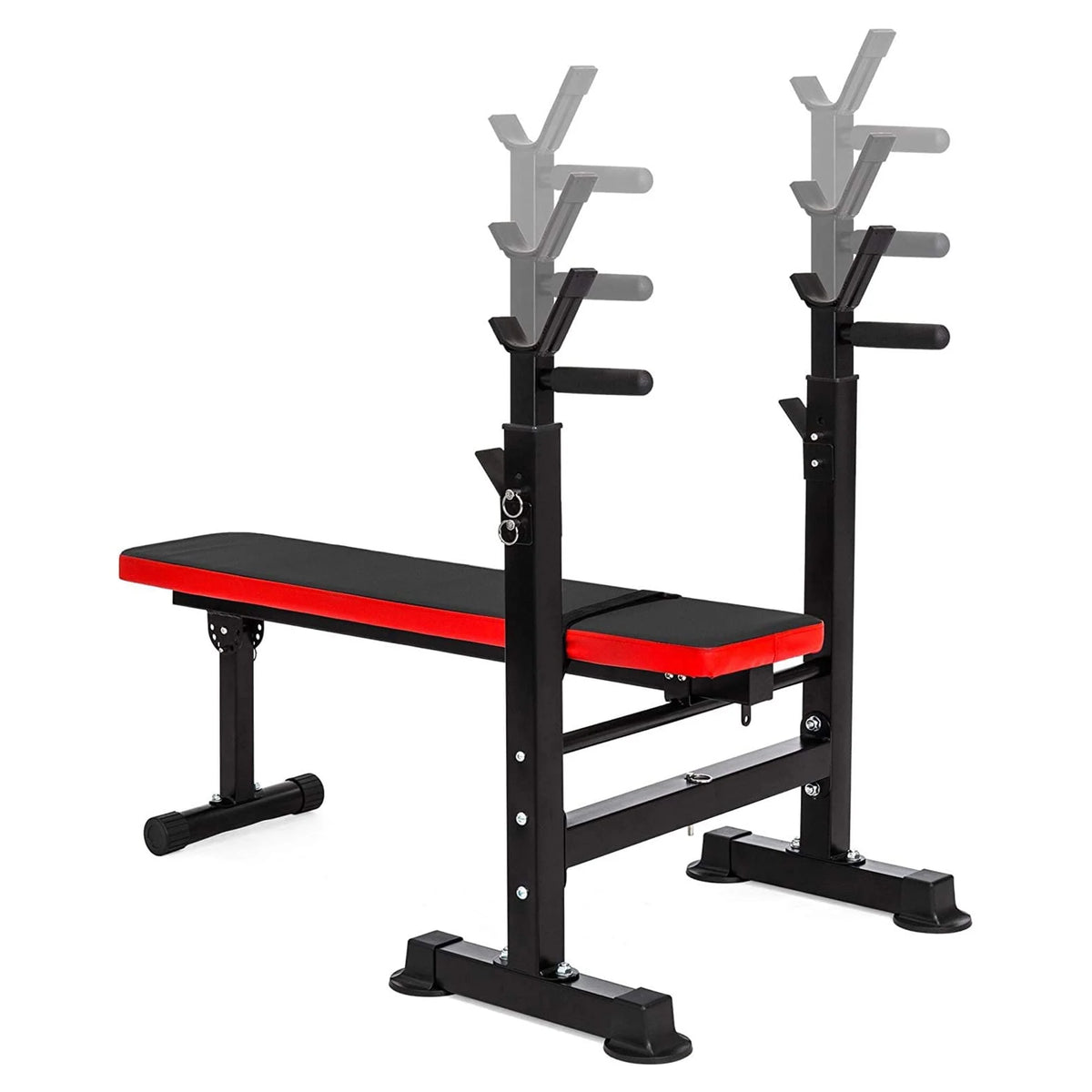 Adjustable Olympic Workout Bench with Squat Rack H8580