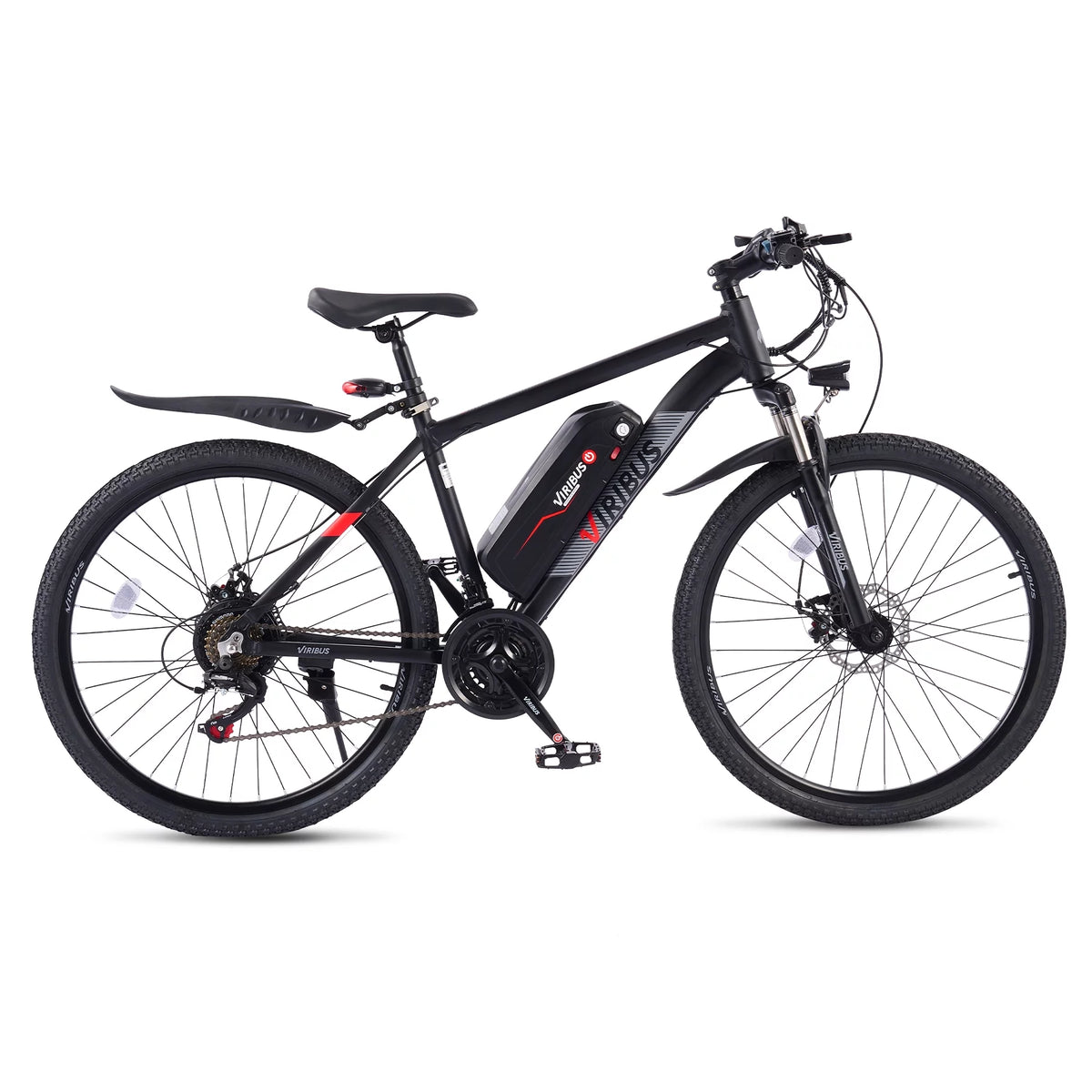 Electric Mountain Bicycle 26 350W 48V Black O283666