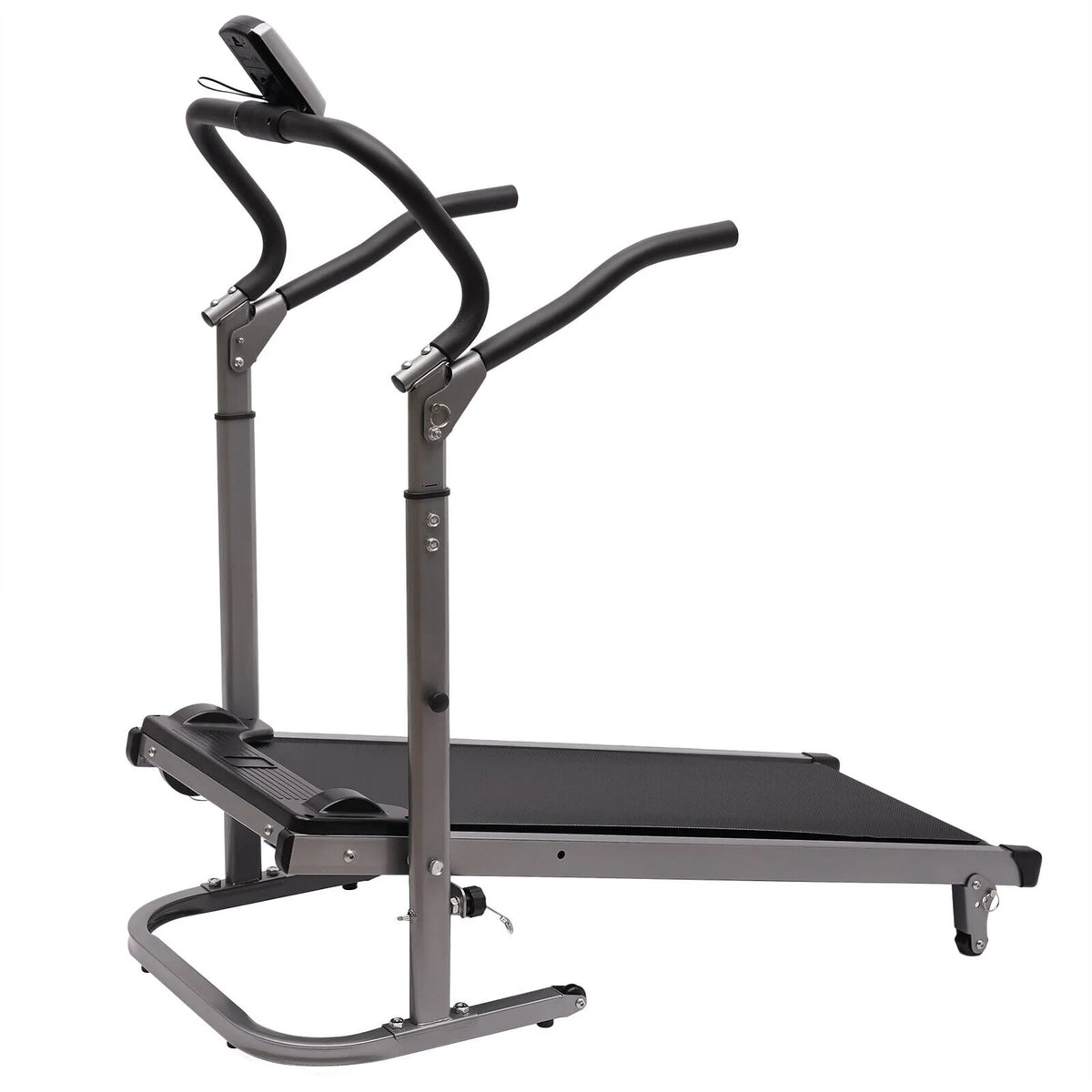 22'' Folding Treadmill with Incline LED Display Pink H1658