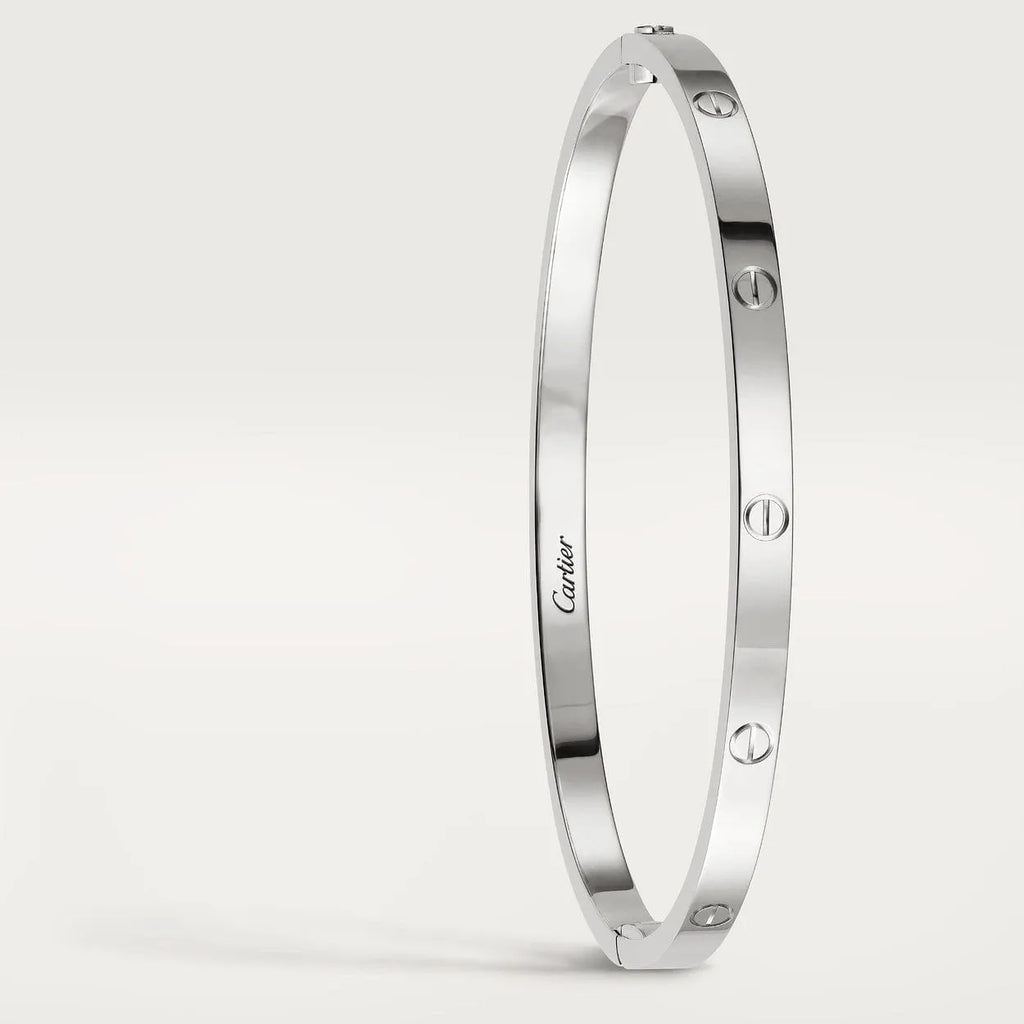 Bracelet With 4 Diamonds 4mm Width J848