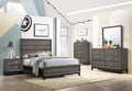 4-piece Grey Oak Bedroom Set V2755