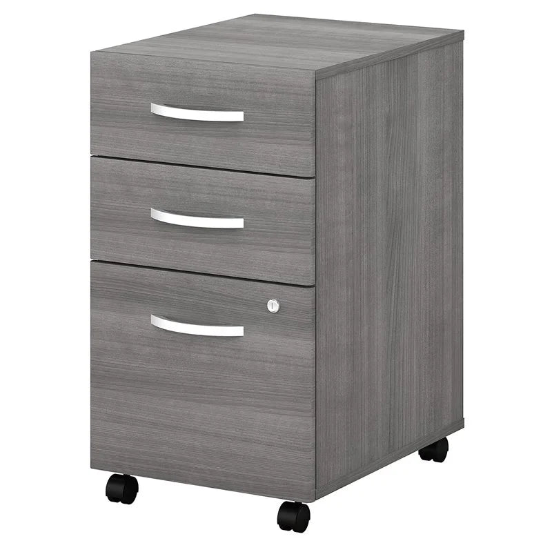 2 Piece Wood Mobile Filing Cabinet Set T402