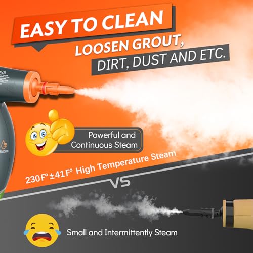 1250W Handheld Steam Cleaner with Detergent Container and Safety Lock N540533