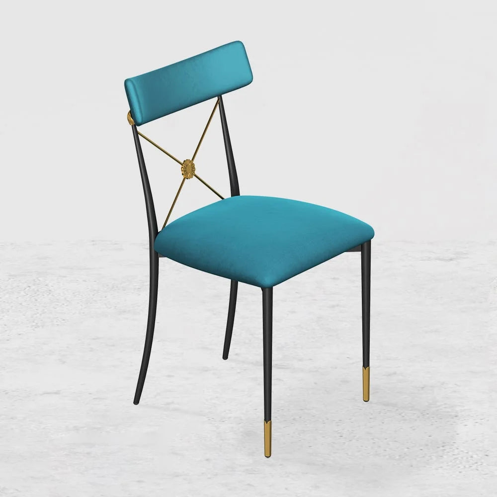 Green Upholstered Side Chair O38174
