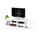 White Chrome Tv Unit B558250