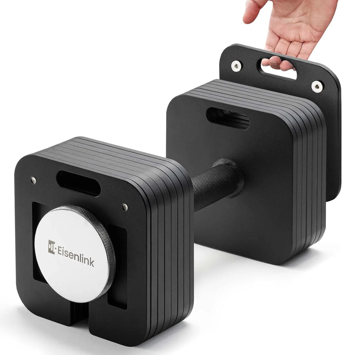 Adjustable Dumbbells 80lbs Pair 5 Pound Increments Z879977