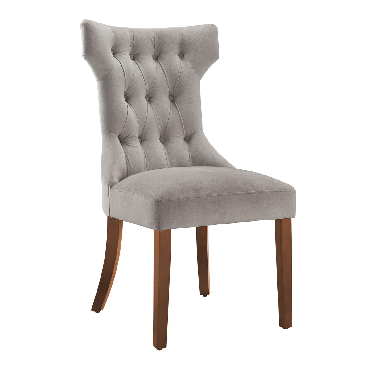 Tufted Dining Chair Set Of 2 Taupe J225138