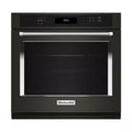 30 in. Single Electric Wall Oven with Convection Self-Cleaning in Black Stainless Steel H419222