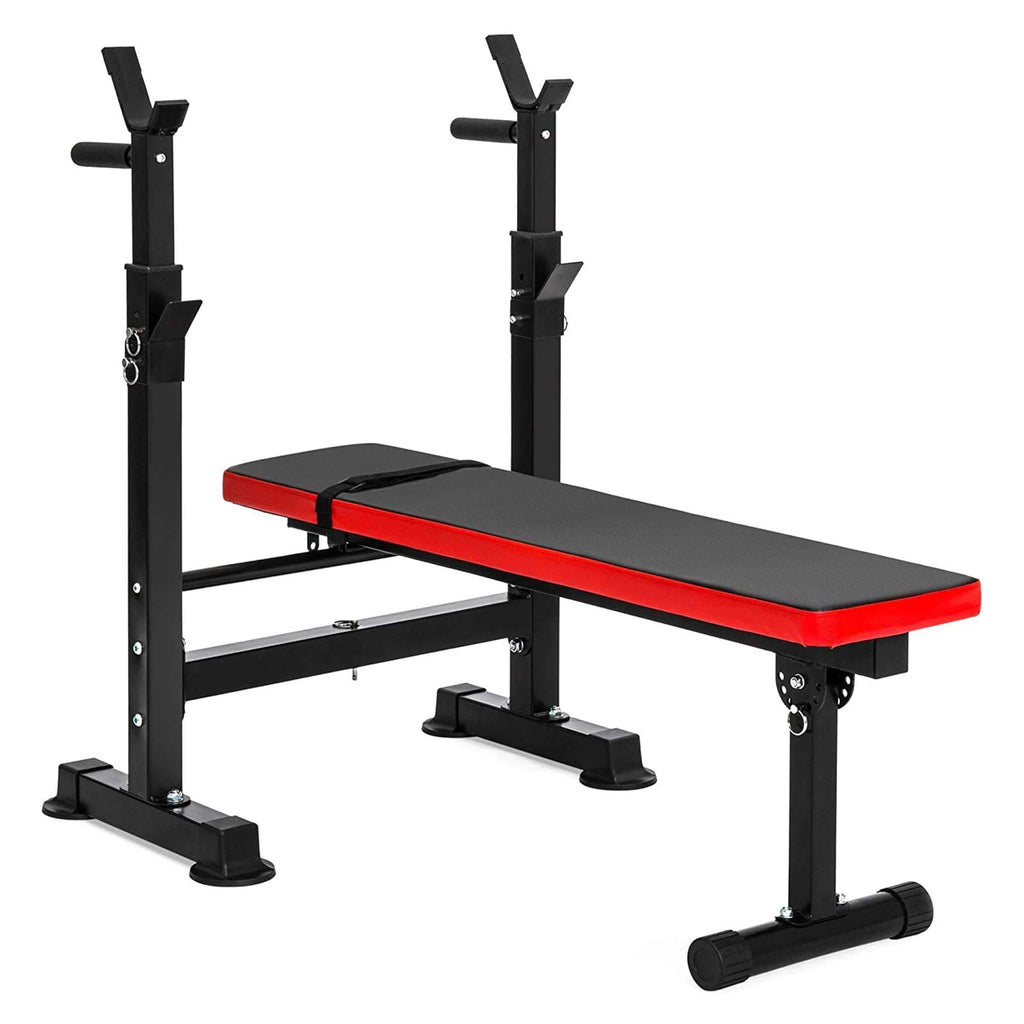 Adjustable Olympic Workout Bench with Squat Rack H8580
