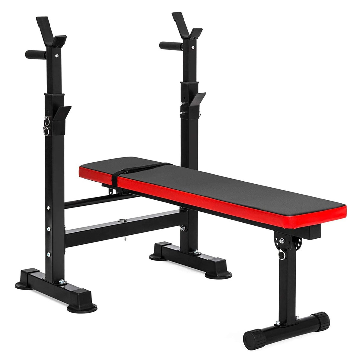 Adjustable Olympic Workout Bench with Squat Rack H8580