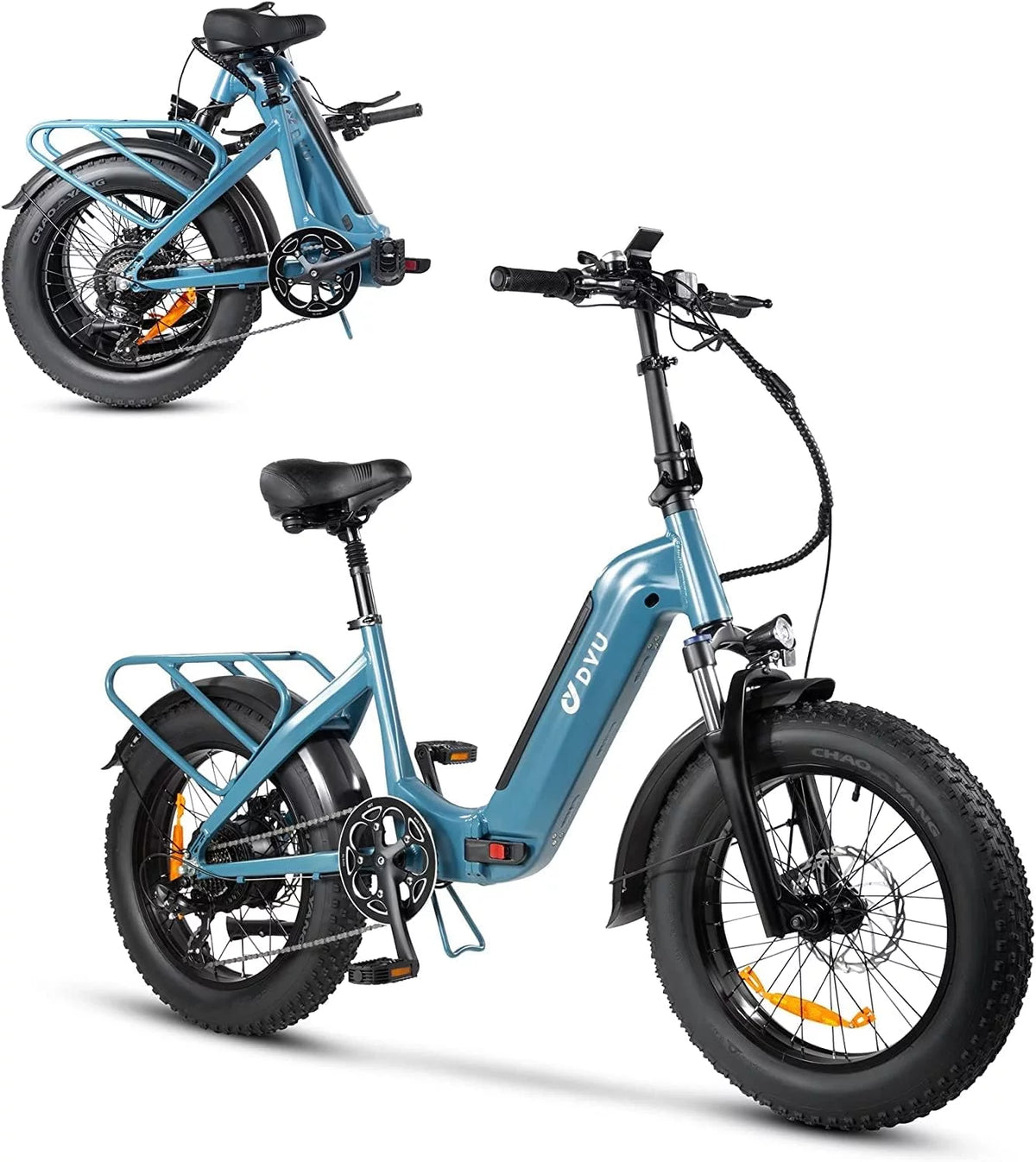 20" Fat Tire Folding Electric Bike 500W 48V 14AH J558885