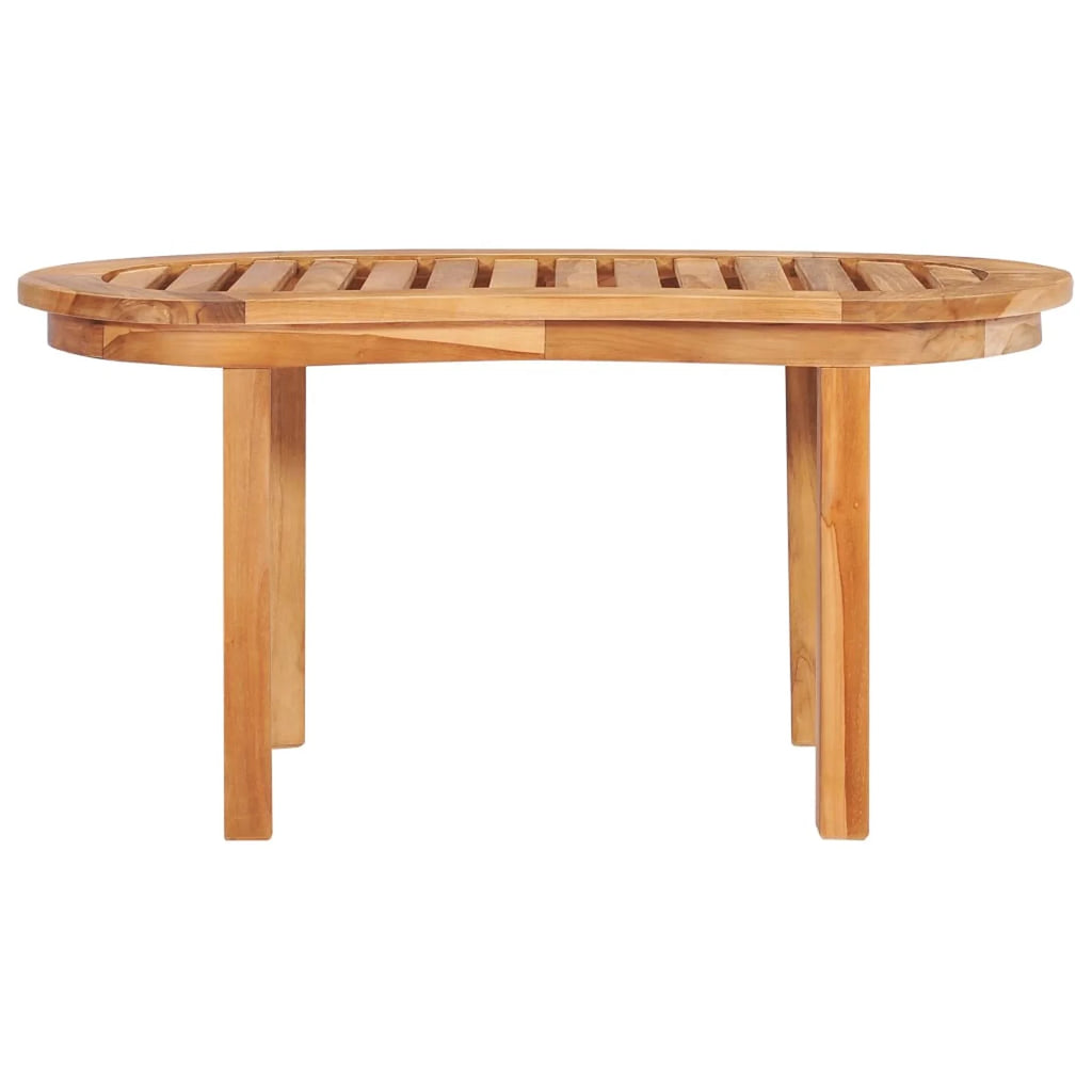 Teak Wood Coffee Table 35.4 x 19.7 x 17.7 Inches E614